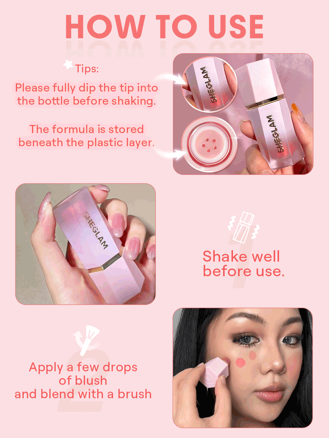 SHEGLAM BLUSH LIQUID